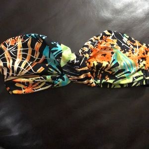 wet seal strapless bathing suit top